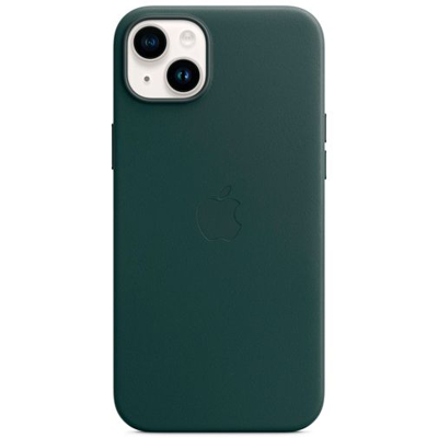 Immagine di Apple Magsafe Pelle Back Cover Verde iPhone 14 Plus