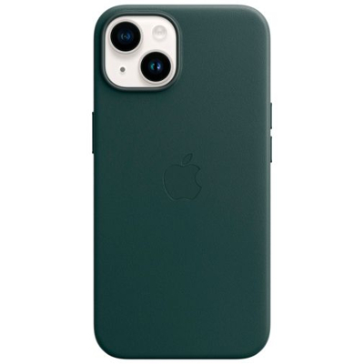 Billede af Apple Magsafe Læder Back Cover Grøn iPhone 14