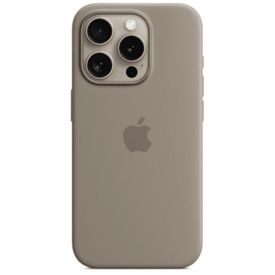 Image de Coque Original Apple iPhone 15 Pro MagSafe Silicones et TPU (doux) silicone/Coque Étui téléphone Gris