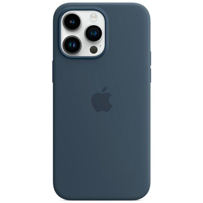 Billede af Apple Magsafe Silikone Back Cover Blå iPhone 14 Pro Max