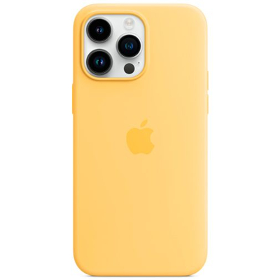 Image de Apple Magsafe Silicone Back Cover Jaune iPhone 14 Pro Max