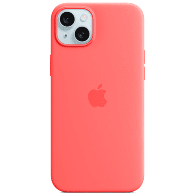 Afbeelding van Apple MagSafe Siliconen Back Cover Koraalrood iPhone 15 Plus