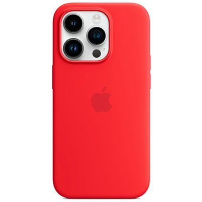 Image de Apple Magsafe Silicone Back Cover Rouge iPhone 14 Pro