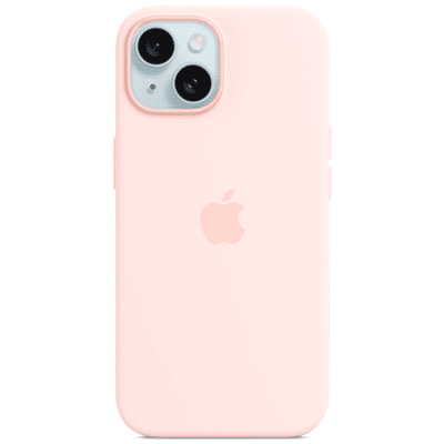 Billede af Apple iPhone 15 Silicone Case with MagSafe Pink Mobilcover og tasker