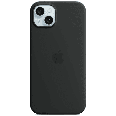 Afbeelding van Apple MagSafe Siliconen Back Cover Zwart iPhone 15 Plus