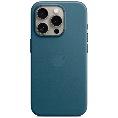 Image de Coque Original Apple iPhone 15 Pro MagSafe Microfibre Recyclée rigide/Coque Étui téléphone Bleu