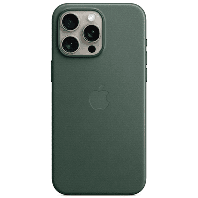Abbildung von Apple iPhone 15 Pro Max Hülle MagSafe Recycelte Mikrofaser Original Hard Case/Backcover Handyhülle Grün