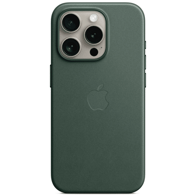 Image de Coque Original Apple iPhone 15 Pro MagSafe Microfibre Recyclée rigide/Coque Étui téléphone Vert
