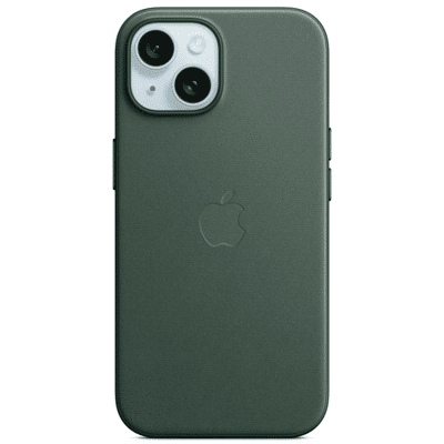 Billede af Apple MagSafe Textiel Back Cover Grøn iPhone 15