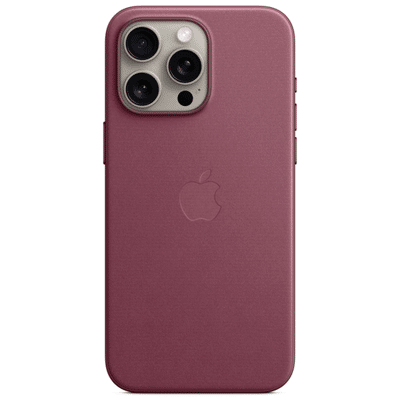 Image de Coque Original Apple iPhone 15 Pro Max MagSafe Microfibre Recyclée rigide/Coque Étui téléphone Rouge
