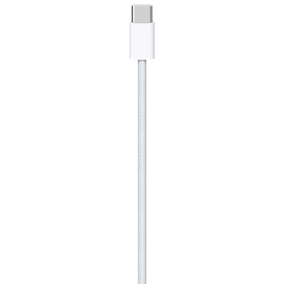 Billede af Apple USB C Flettet Kabel 1 Meter Hvid
