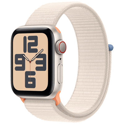 Image de Apple Watch SE 2023 4G 40mm Or (Beige Nylon Bracelet)