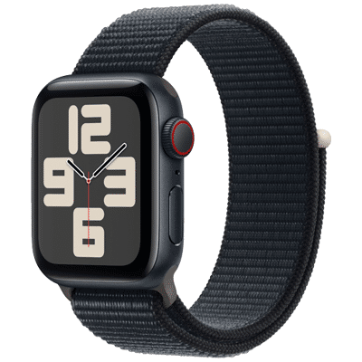 Image de Apple Watch SE 2023 4G 40mm Noir (Noir Nylon Bracelet)