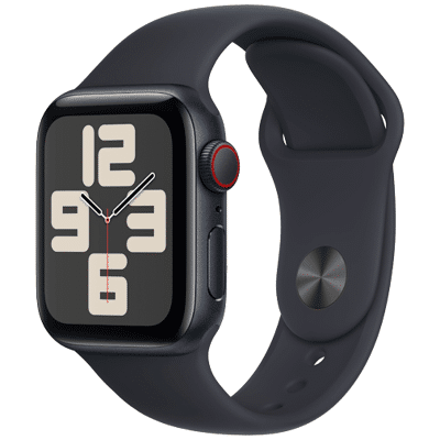 Immagine di Apple Watch SE 2023 4G 40mm Nero (Cinturino Silicone M/L)