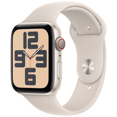 Image de Apple Watch SE 2023 4G 44mm Or (Bracelet Silicone Beige S/M)