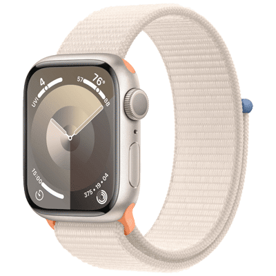 Immagine di Apple Watch Series 9 41mm Oro (Beige Nylon Cinturino)