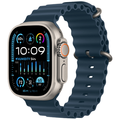 Immagine di Apple Watch Ultra 2 (Blauwe Rubberen Cinturino)