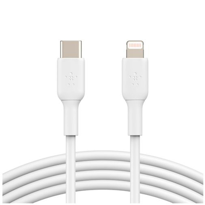 Afbeelding van Belkin Boost Charge Lightning USB C Kabel 1 Meter Wit