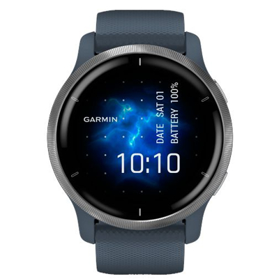Afbeelding van Garmin Venu 2 010 02430 10 Smartwatch Smart Watches horloge Blauw