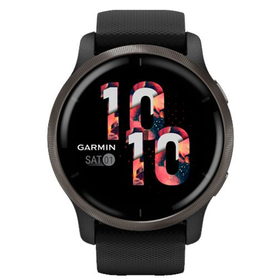 Afbeelding van Garmin Venu 2 010 02430 11 Smartwatch Smart Watches horloge Zwart
