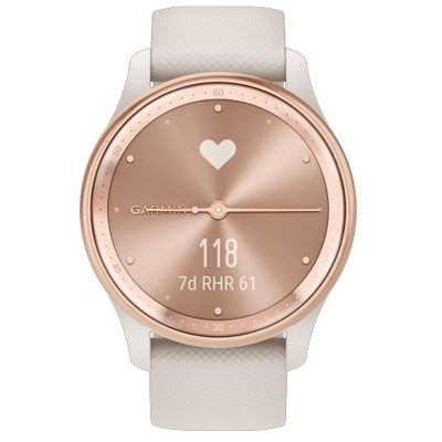Afbeelding van Garmin dames Vivomove Trend smartwatch 40 mm in de kleur Roségoud