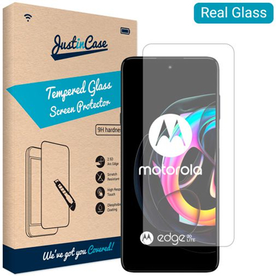 Afbeelding van Just in Case Gehard Glas Clear Screenprotector Motorola Edge 20 Lite