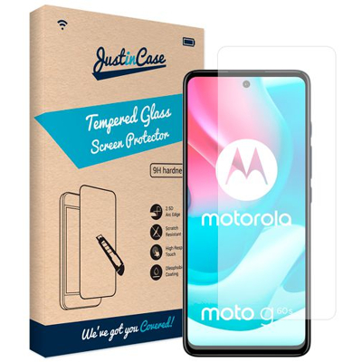 Afbeelding van Just in Case Gehard Glas Clear Screenprotector Motorola Moto G60s