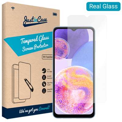 Afbeelding van Just in Case Gehard Glas Clear Screenprotector Samsung Galaxy A23