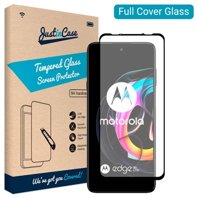 Afbeelding van Just in Case Gehard Glas Edge to Screenprotector Motorola 20 Lite
