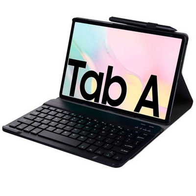 Afbeelding van Just in Case Premium Bluetooth Keyboard Black Samsung Galaxy Tab A7
