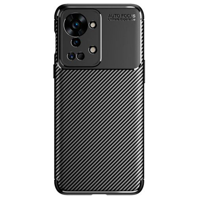 Afbeelding van Just in Case Rugged OnePlus Nord 2T Back Cover Zwart