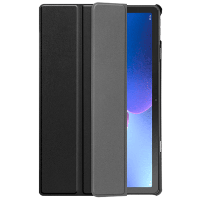 Image de Just in Case Smart Tri Fold Cuir Pu Book Coque Noir Lenovo Tab M10 Plus