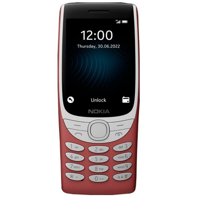 Image de Nokia 8210 4G Rouge avec Youfone contrat appels illimités + 30000 Mo 4G+
