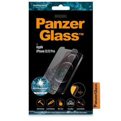 Billede af PanzerGlass Tempered Glas Antibacterial Skærmbeskytter Apple iPhone 12/12 Pro