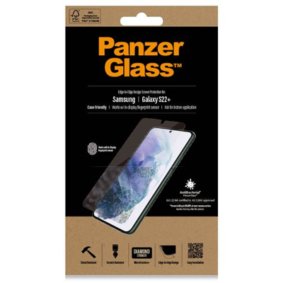 Afbeelding van PanzerGlass Gehard Glas Edge to Screenprotector Samsung Galaxy S22+