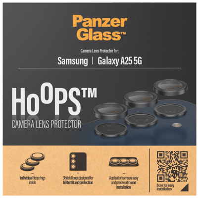 Afbeelding van PanzerGlass Hoops Samsung Galaxy A25 Camera Lens Protector Glas