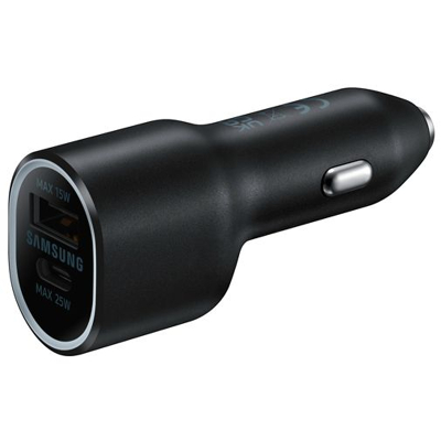 Immagine di Samsung EP L4020 USB C Caricabatterie Per Auto 25W Nero