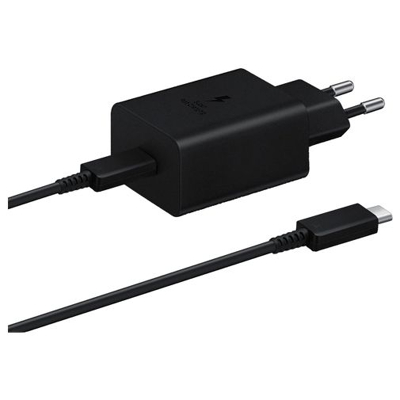 Afbeelding van Samsung Ep T4510 USB C Snellader 45W + Kabel Zwart