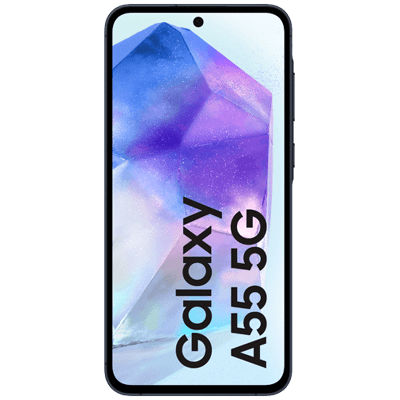 Abbildung von Samsung Galaxy A55 5G 128GB A556 Dunkelblau mit otelo Vertrag unbegrenzt telefonieren + 30000 MB 4G