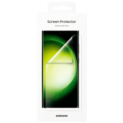 Abbildung von Samsung Kunststoff Clear Displayschutzfolie Galaxy S23 Ultra