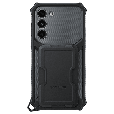 Afbeelding van Samsung Galaxy S23 Plus Hoesje Kunststof Hardcase/Backcover Zwart Telefoonhoesje Shockproof/Valbescherming