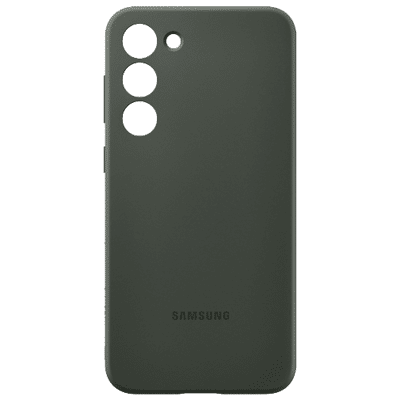 Abbildung von Samsung Galaxy S23 Plus Backcover aus Silikon Grün