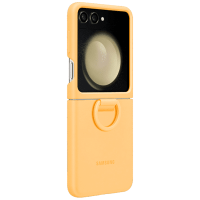 Image de Samsung Silicone Back Cover avec Ring Orange Galaxy Z Flip 5