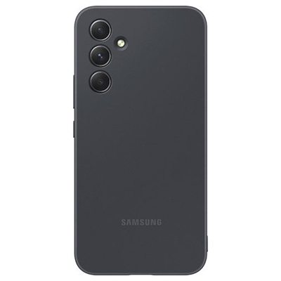 Afbeelding van Samsung Siliconen Back Cover Zwart Galaxy A54