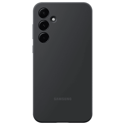Afbeelding van Samsung Siliconen Back Cover Zwart Galaxy A55 5G