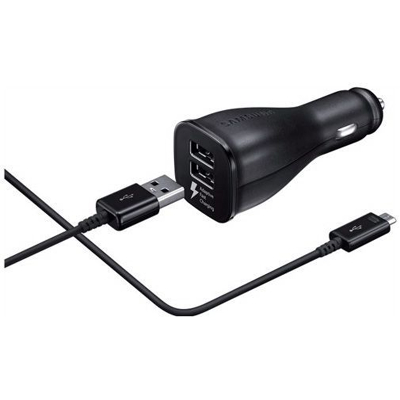 Afbeelding van Samsung Snelle Autolader Dual USB + C kabel EP LN920 Black