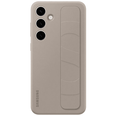 Image de Samsung Standing Silicone Back Cover Beige Galaxy S24+