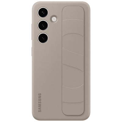 Image de Samsung Standing Silicone Back Cover Beige Galaxy S24