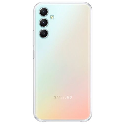 Abbildung von Samsung Galaxy A34 (5G) Hülle Silikon Soft Case/Backcover Handyhülle Transparent