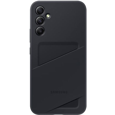Afbeelding van Samsung Galaxy A34 Card Slot Back Cover Zwart
